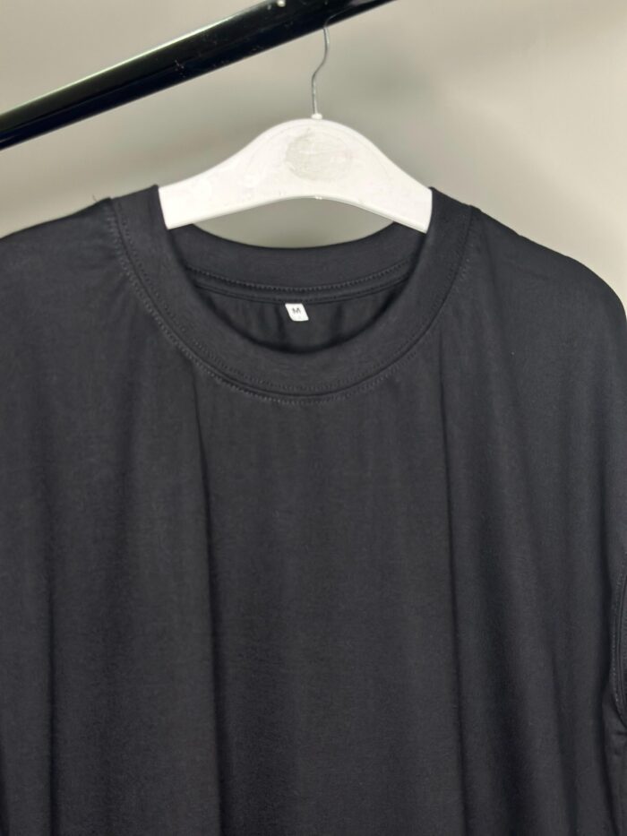 Jet Black Oversized T-Shirt