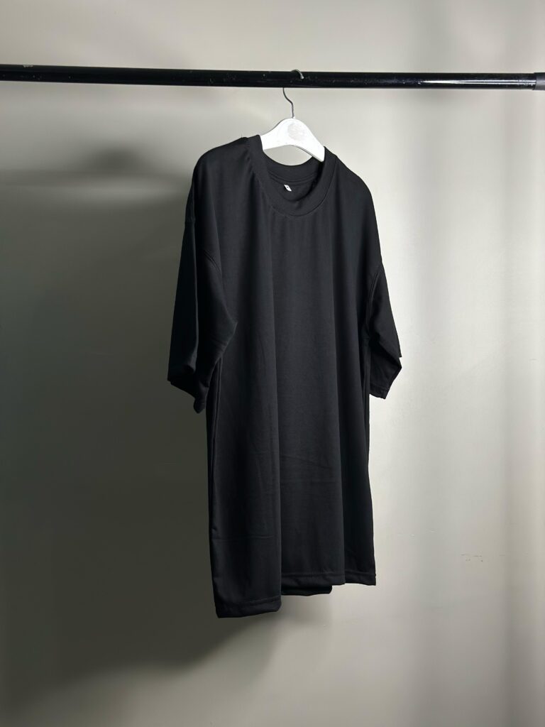 Jet Black Oversized T-Shirt