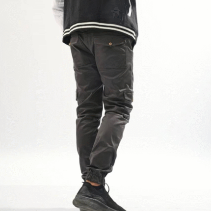 Charcoal grey Fitted Cargo