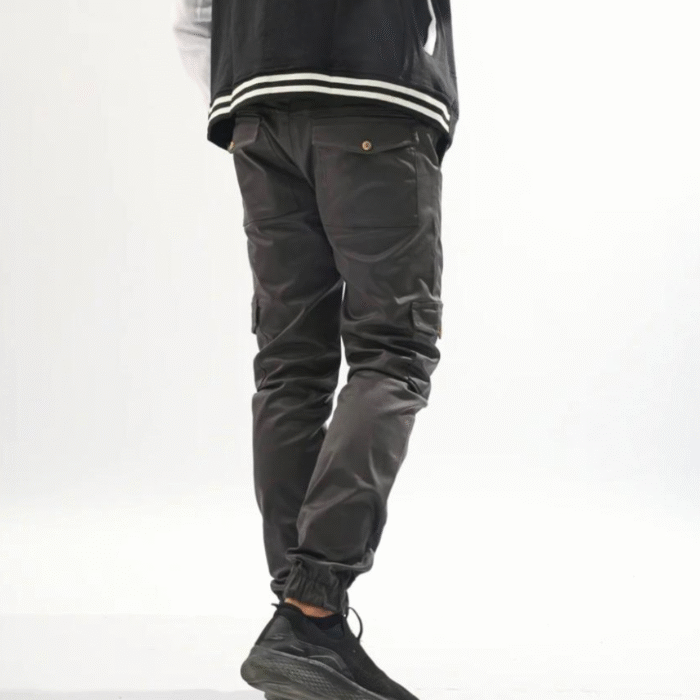 Charcoal grey Fitted Cargo