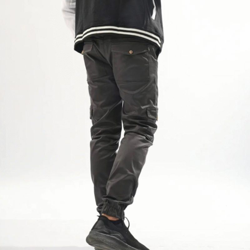 Charcoal grey Fitted Cargo