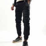 Jet Black Fitted Cargo