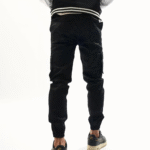 Jet Black Fitted Cargo